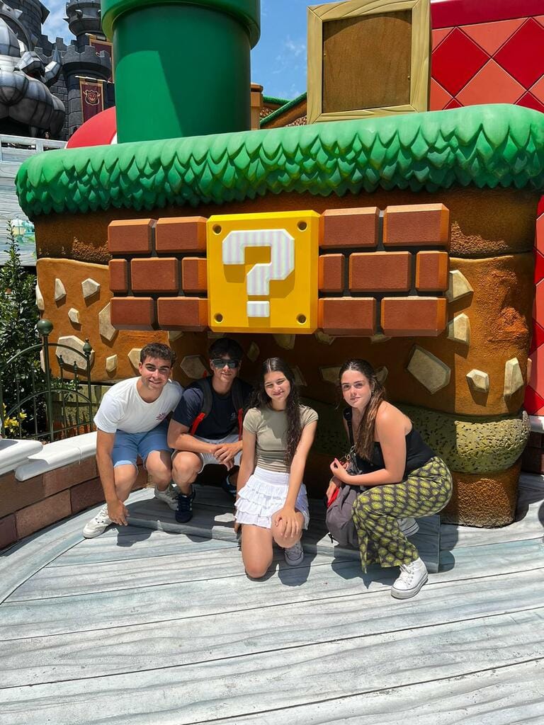Estudiantes en Universal Studios Hollywood