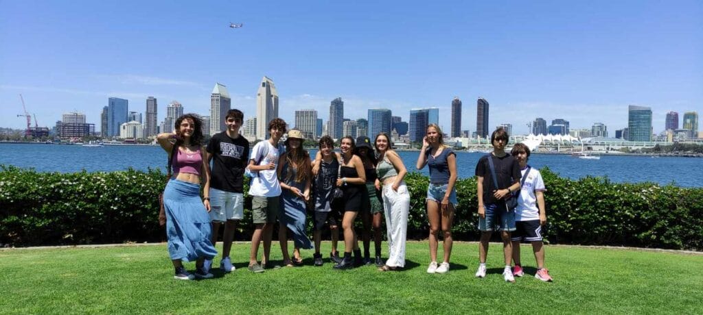 Vistas de San Diego desde Coronado Island