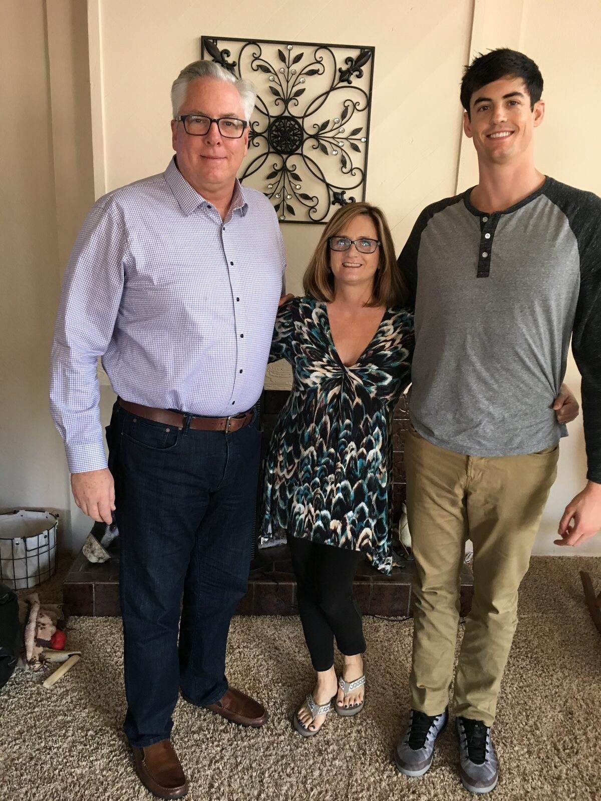 Familia anfitriona americana en San Diego